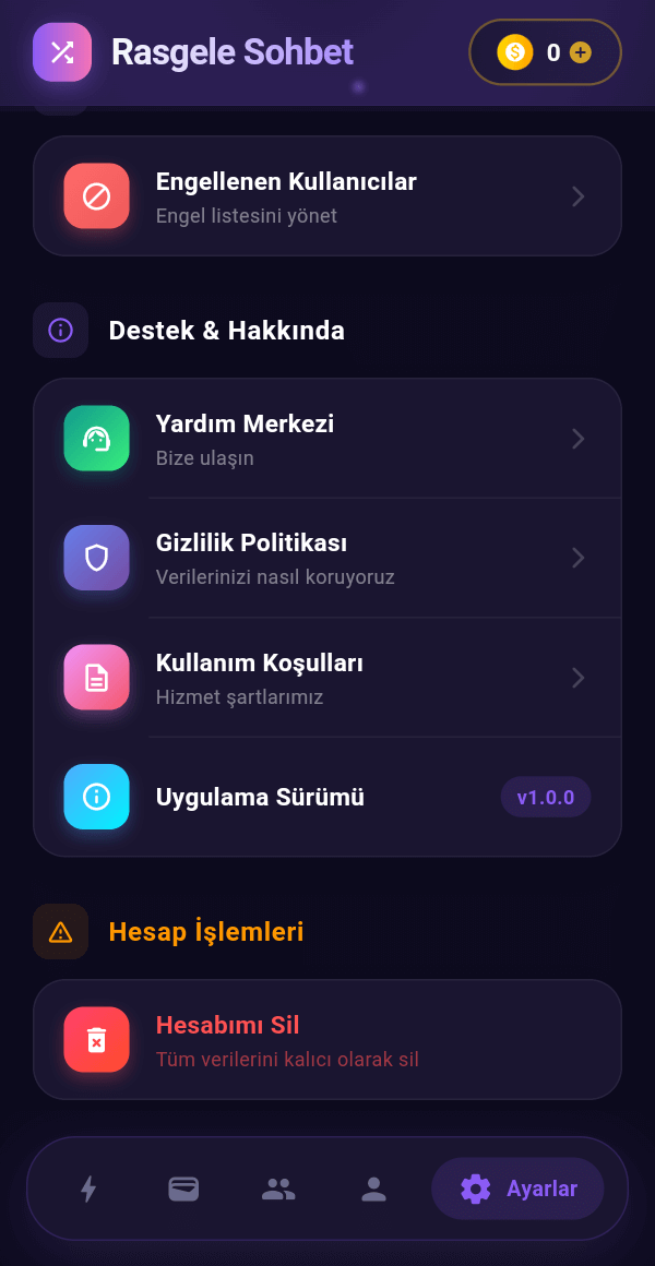 Ayarlar